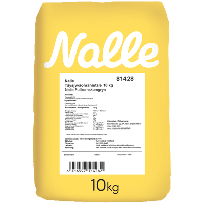 Nalle Ohra Täysjyvähiutale 350 kg
