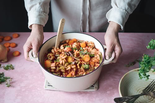 Kasvispata Torino proteiinipastasta