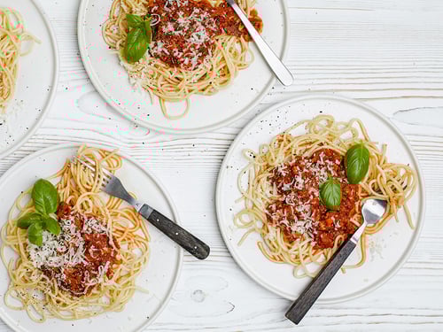 Fava bean bolognese